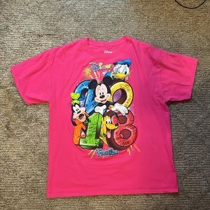 Vintage Disney Shirt 2018 Collectable Disney Graphic Tee Shirt Pink